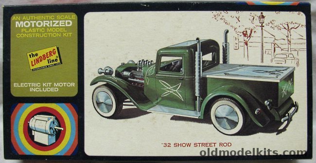Lindberg 1/24 1932 Show Street Rod Pickup Truck, 6103M-150 plastic model kit